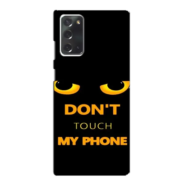 Чехол с рисунком «Не трогай мой телефон» для Samsung Galaxy Note 20 Чехол с рисунком «Не трогай мой телефон» для Samsung Galaxy Note 20
