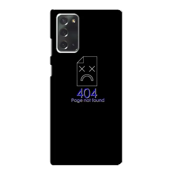 Чехол с рисунком «Ошибка 404» для Samsung Galaxy Note 20