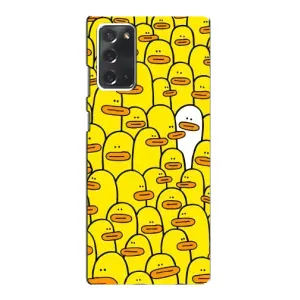 Силиконовый бампер с картинкой животных для Samsung Galaxy Note 20 (Особенный)