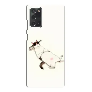 Чехол на тематику: Коты для Samsung Galaxy Note 20 (Отдых)