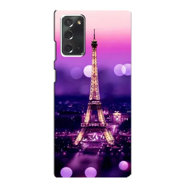 Чехол с рисунком «Париж башня» для Samsung Galaxy Note 20 Чехол с рисунком «Париж башня» для Samsung Galaxy Note 20