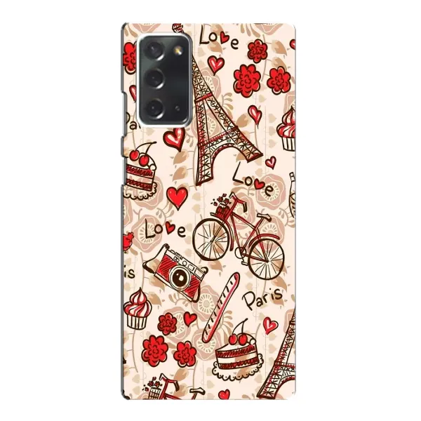 Чехол с рисунком «Париж мечта» для Samsung Galaxy Note 20 Чехол с рисунком «Париж мечта» для Samsung Galaxy Note 20