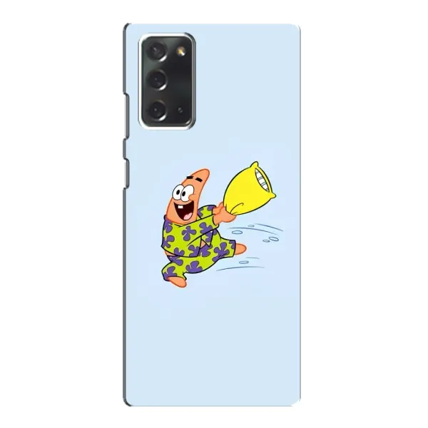 Чехол с рисунком «Патрик с подушкой» для Samsung Galaxy Note 20 Чехол с рисунком «Патрик с подушкой» для Samsung Galaxy Note 20