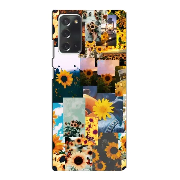 Чехол с рисунком «Подсолнуховый дизайн» для Samsung Galaxy Note 20 Чехол с рисунком «Подсолнуховый дизайн» для Samsung Galaxy Note 20