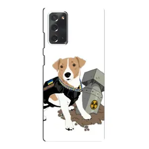 Чехол с принтом Собаки Патрон для Samsung Galaxy Note 20 (Пёс Патрон с ракетой)