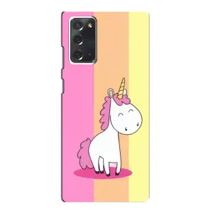 Чехол Unicorn на Samsung Galaxy Note 20 (Радужный Единорог)