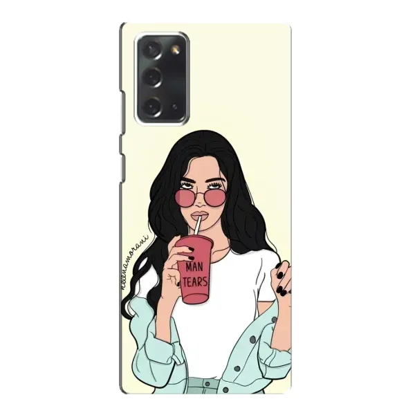 Чехол с рисунком «С напитком» для Samsung Galaxy Note 20 Чехол с рисунком «С напитком» для Samsung Galaxy Note 20