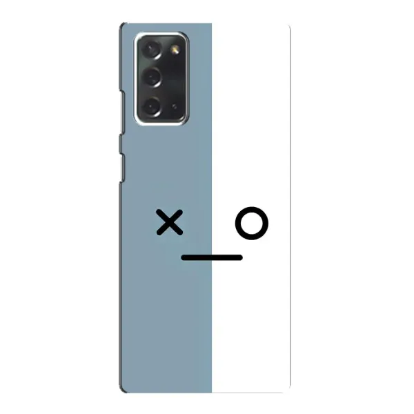 Чехол с рисунком «Серо-белый» для Samsung Galaxy Note 20 Чехол с рисунком «Серо-белый» для Samsung Galaxy Note 20