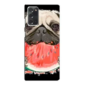 Чохол (ТПУ) Милі песики для Samsung Galaxy Note 20 (Смішний Мопс)