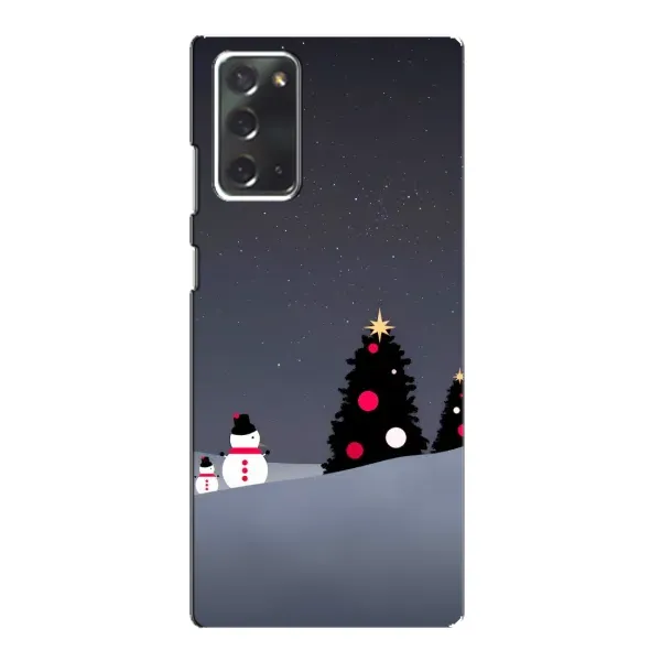 Чехол с рисунком «Снеговички» для Samsung Galaxy Note 20 Чехол с рисунком «Снеговички» для Samsung Galaxy Note 20