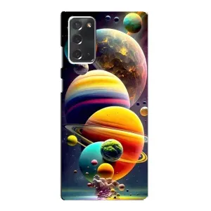 Чохол (ТПУ) з планетами на Samsung Galaxy Note 20 (Сонячна система)