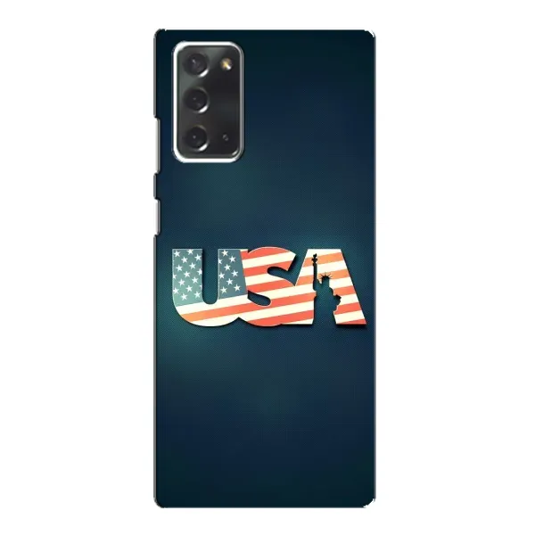 Чехол с рисунком «USA» для Samsung Galaxy Note 20 Чехол с рисунком «USA» для Samsung Galaxy Note 20