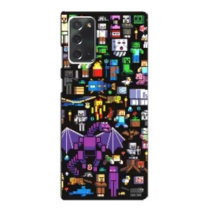 Чохол майнкрафт для Samsung Galaxy Note 20 (Усі персонажі)