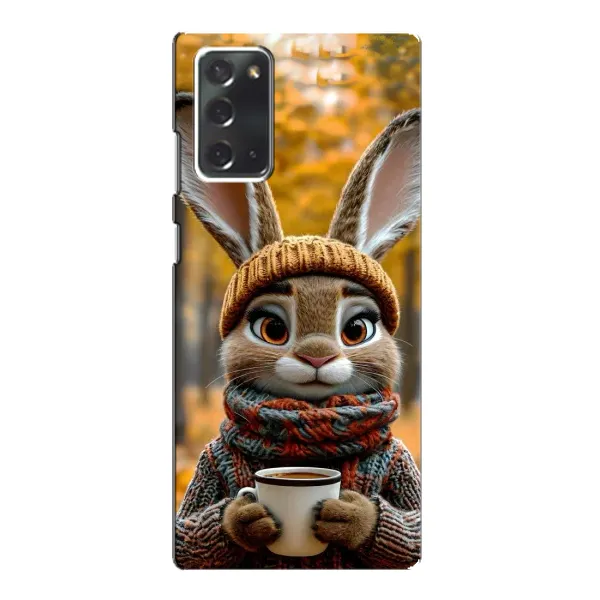 Чехол с рисунком «Зайчик с кофе» для Samsung Galaxy Note 20 Чехол с рисунком «Зайчик с кофе» для Samsung Galaxy Note 20
