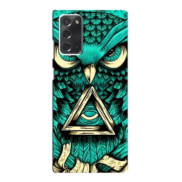 Чехол с рисунком «Зеленая сова» для Samsung Galaxy Note 20 Чехол с рисунком «Зеленая сова» для Samsung Galaxy Note 20