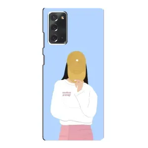 Силіконовый Чохол на Samsung Galaxy Note 20 з картинкой Модных девушек (Жовта кепка)
