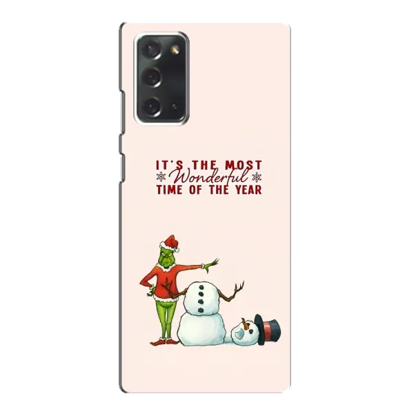 Чехол с рисунком «Злой Гринч» для Samsung Galaxy Note 20 Чехол с рисунком «Злой Гринч» для Samsung Galaxy Note 20