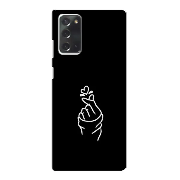 Чехол с рисунком «Знак Сердечка» для Samsung Galaxy Note 20 Чехол с рисунком «Знак Сердечка» для Samsung Galaxy Note 20