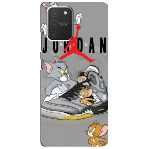 Силиконовый Чехол Nike Air Jordan на Самсунг С10 Лайт (Air Jordan)