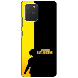 Чохол (TPU) з картинкою "Лого Пабг" на Самсунг С10 Лайт (Battlegrounds)