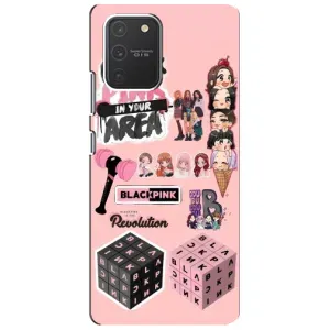 Чехлы с картинкой для Samsung Galaxy S10 Lite (BLACK PINK коллаж)
