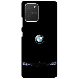 Силіконовий бампер з картинкою машини на Samsung Galaxy S10 Lite (Чорний BMW)
