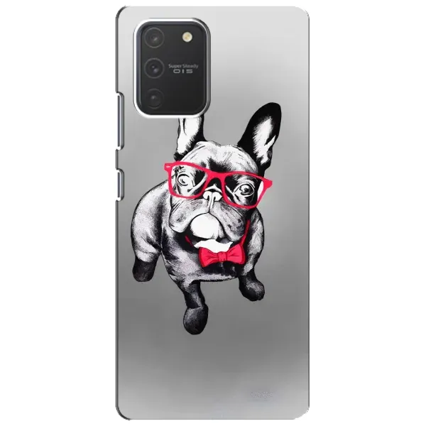 Чехол с рисунком «Бульдог в очках» для Samsung Galaxy S10 Lite Чехол с рисунком «Бульдог в очках» для Samsung Galaxy S10 Lite