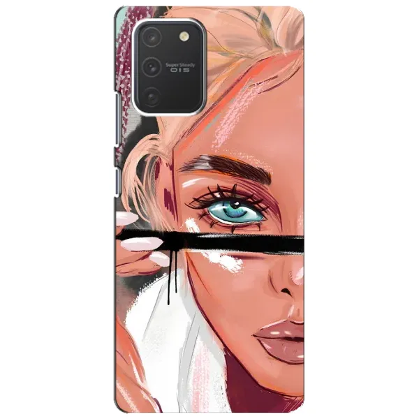 Чехол с рисунком «Девушка и ресницы» для Samsung Galaxy S10 Lite
