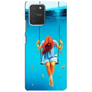 Чохол Стильні дівчата на Samsung Galaxy S10 Lite (Дівчина на гойдалці)