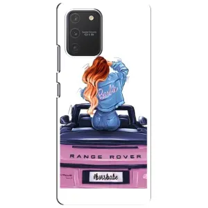 Силіконовый Чохол на Samsung Galaxy S10 Lite з картинкой Модных девушек (Дівчина на машині)