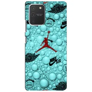 Силиконовый Чехол Nike Air Jordan на Самсунг С10 Лайт (Джордан Найк)