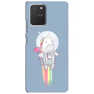 Чехол Unicorn на Samsung Galaxy S10 Lite (Единорог космонавт)