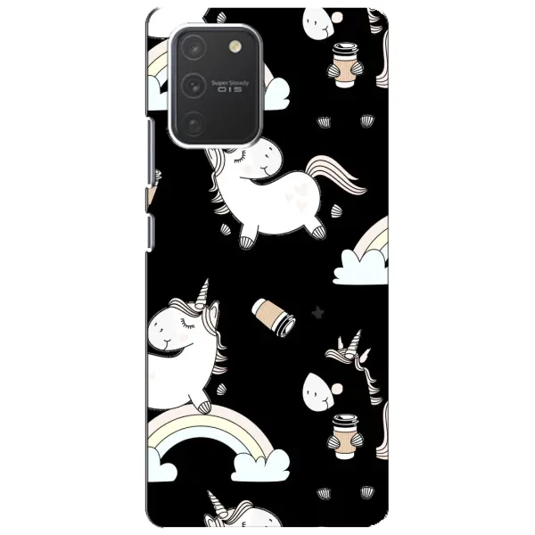 Чехол с рисунком «Единорог с кофе» для Samsung Galaxy S10 Lite Чехол с рисунком «Единорог с кофе» для Samsung Galaxy S10 Lite