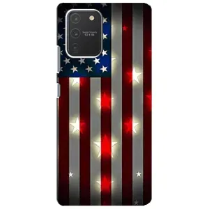 Чехол Флаг USA для Samsung Galaxy S10 Lite (Флаг США 2)