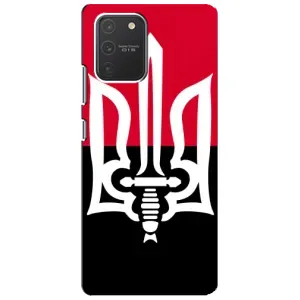Чехлы УПА (Красно-Чёрный) на Samsung Galaxy S10 Lite (Герб Украины)