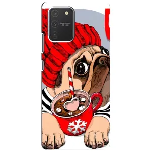 Бампер для Samsung Galaxy S10 Lite с картинкой "Песики" (Грустная собака)