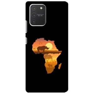 Летний Чехол на Samsung Galaxy S10 Lite (Карта)
