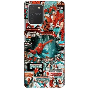 Чехол Супергерой Человека Паука на Samsung Galaxy S10 Lite (Комиксы Человек Паук)