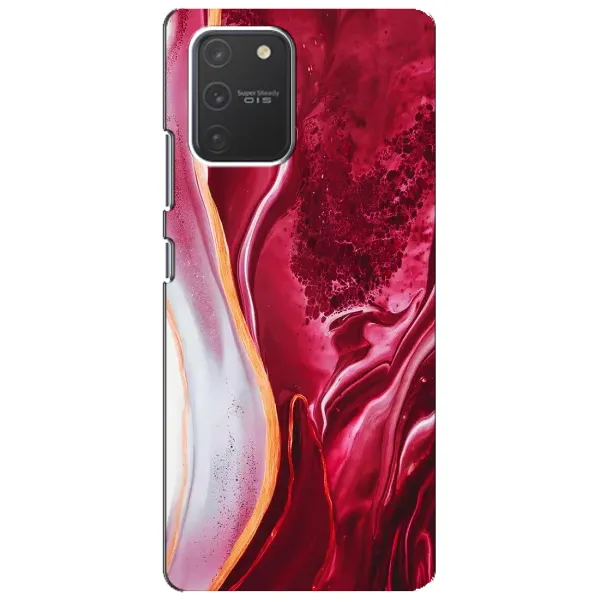 Чехол с рисунком «Красный мрамор» для Samsung Galaxy S10 Lite Чехол с рисунком «Красный мрамор» для Samsung Galaxy S10 Lite