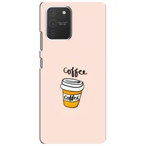 Чехол с изображением вкусной еды для Samsung Galaxy S10 Lite (Кружка кофе)