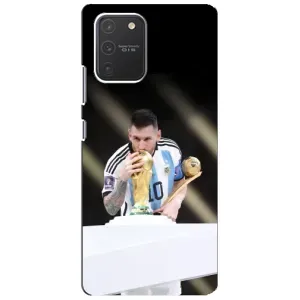 Чехлы Лео Месси Аргентина для Samsung Galaxy S10 Lite (Кубок Мира)