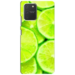 Чехол с изображением вкусной еды для Samsung Galaxy S10 Lite (Лайм)