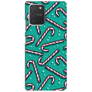 Силіконовий бампер на різдво для Samsung Galaxy S10 Lite (Льодяники)