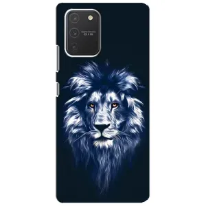 Чохол з картинкою на Samsung Galaxy S10 Lite (Лев – синій)