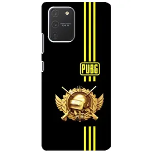 Чохол (TPU) з картинкою "Лого Пабг" на Самсунг С10 Лайт (Логотип PUPG)