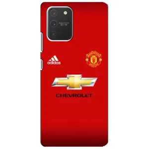 Силиконовые Чехлы принт Футбол на Samsung Galaxy S10 Lite (Man United)