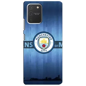 Силиконовые Чехлы принт Футбол на Samsung Galaxy S10 Lite (ManCity)
