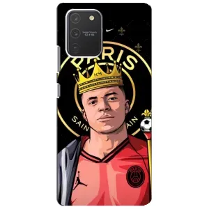Чехол (TPU) с Футболистом на Samsung Galaxy S10 Lite (Mbappe King)
