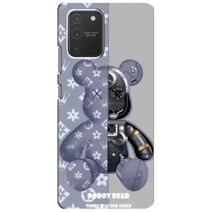 Силіконовий чохол для Samsung Galaxy S10 Lite (Ведмідь Louis Vuitton)