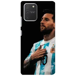 Чехлы Лео Месси Аргентина для Samsung Galaxy S10 Lite (Месси Капитан)